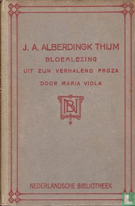 J.A. Alberdingk Thijm: bloemlezing uit zijn verhalend proza  - Image 1