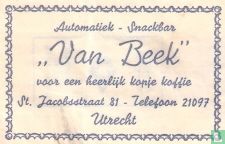 Automatiek Snackbar "Van Beek"