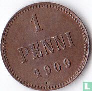 Finlande 1 penni 1909 - Image 1