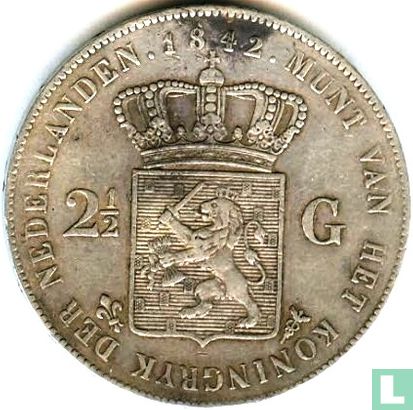 Niederlande 2½ Gulden 1842 - Bild 1