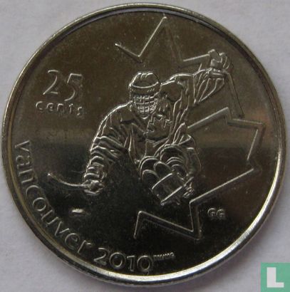 Canada 25 cents 2009 (colourless) "Vancouver 2010 Paralympic Games - Sledge hockey" - Image 2