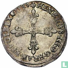 France ¼ ecu 1589 (A) - Image 1