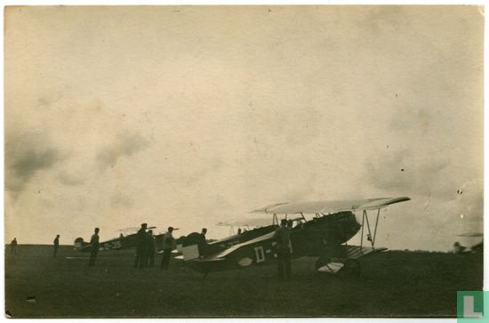 Fokker D-VII's op vliegkamp De Kooy