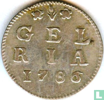 Gelderland 2 stuiver 1786 - Afbeelding 1