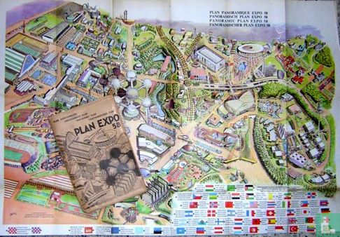 Panoramisch plan Expo 58