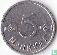 Finland 5 markkaa 1957 - Afbeelding 2