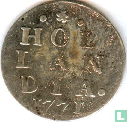 Holland 2 stuiver 1771 - Afbeelding 1