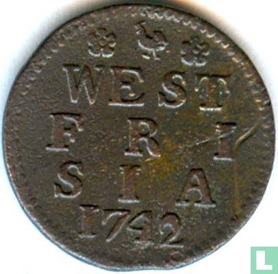 Frise occidentale 1 duit 1742 - Image 1