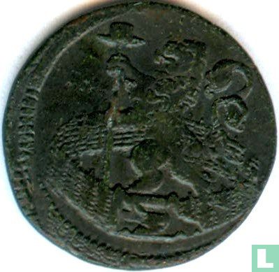 Hollande 1 duit 1720 (cuivre) - Image 2