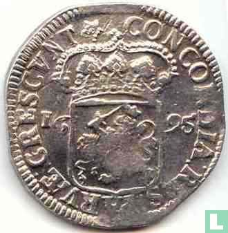 Overijssel zilveren dukaat 1695 - Afbeelding 1