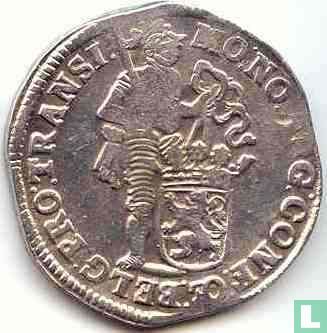 Overijssel zilveren dukaat 1695 - Afbeelding 2