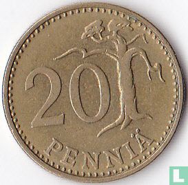 Finlande 20 penniä 1965 - Image 2