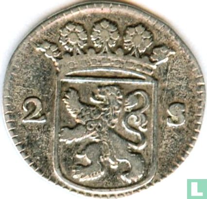 Hollande 2 stuiver 1732 (argent) - Image 2