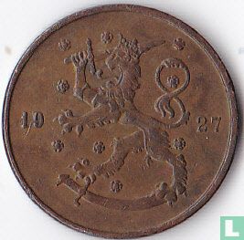 Finlande 10 penniä 1927 - Image 1