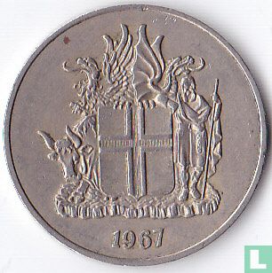 Islande 10 krónur 1967 - Image 1