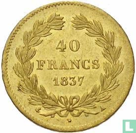 France 40 francs 1837 - Image 1