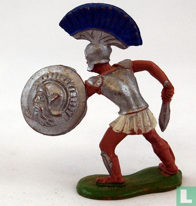 Trojan Warrior defending with shield - Image 2