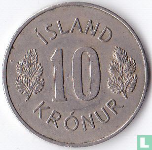 Island 10 Krónur 1967 - Bild 2