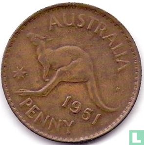 Australië 1 penny 1951 (Zonder punt) - Afbeelding 1