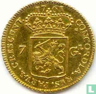 Groningen en Ommelanden 7 gulden 1761 - Afbeelding 1