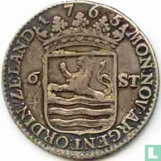 Zélande 6 stuiver 1765 "Scheepjesschelling" - Image 1