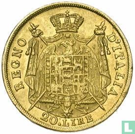 Koninkrijk Italië 20 lire 1810 - Afbeelding 2