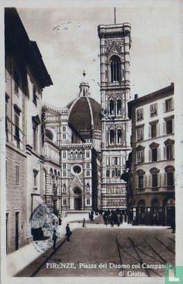 Piazza del Duomo col Campanile di Giotto - Afbeelding 1