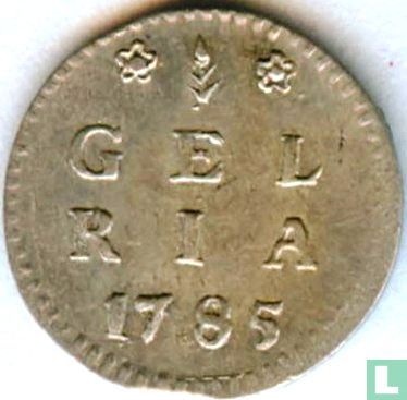 Gelderland 1 stuiver 1785 "Bezemstuiver" - Image 1