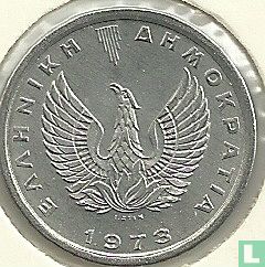 Grèce 10 lepta 1973 (république) - Image 1
