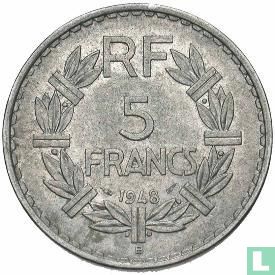 Frankrijk 5 francs 1948 (B) - Afbeelding 1