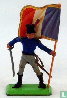 Officier à l'épée et le drapeau - Image 1