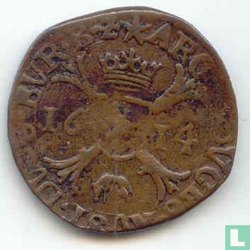 Brabant 1 liard 1614 (star) - Image 1