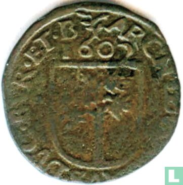 Brabant 1/2 liard 1602 (boom) "gigot" - Afbeelding 1