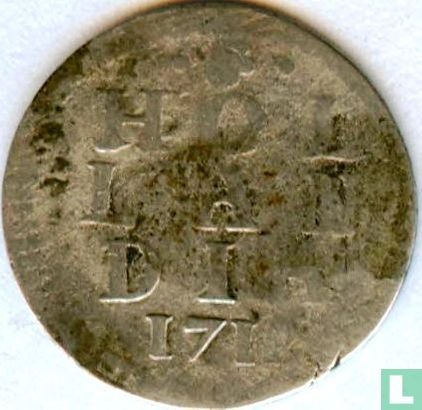 Holland 2 stuiver 1712 - Afbeelding 1