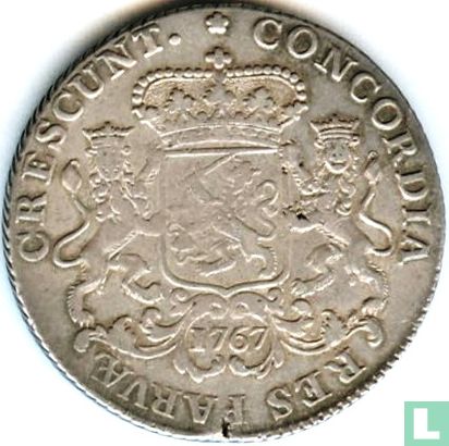 Hollande ½ ducaton 1767 "½ cavalier d'argent" - Image 1