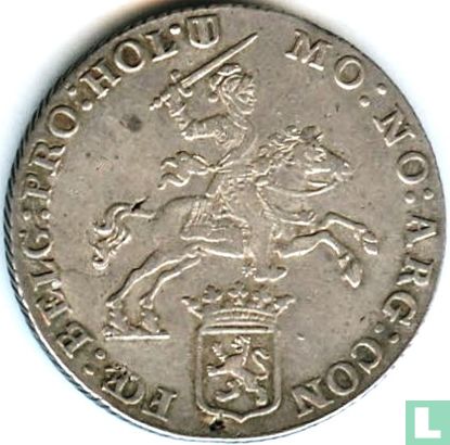 Hollande ½ ducaton 1767 "½ cavalier d'argent" - Image 2