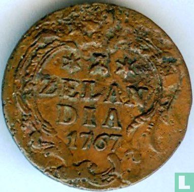 Zélande 1 duit 1767 - Image 1