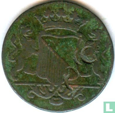 Utrecht 1 duit 1752 (koper) - Afbeelding 2