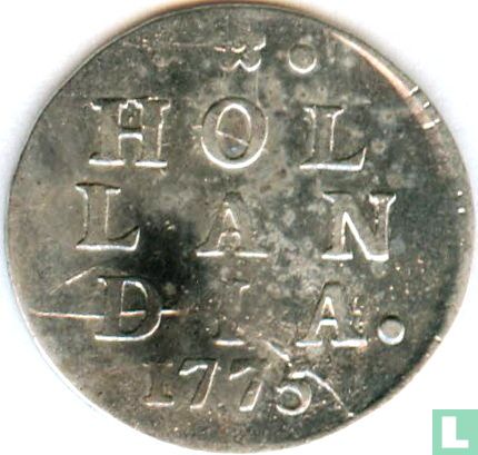 Holland 2 stuiver 1775 - Afbeelding 1