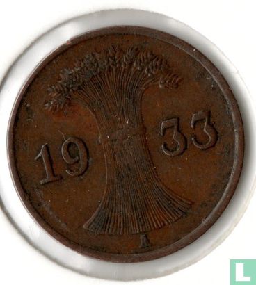 Duitse Rijk 1 reichspfennig 1933 (A) - Afbeelding 1
