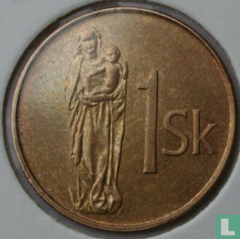 Slowakije 1 koruna 1994 - Afbeelding 2