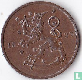 Finlande 10 penniä 1937 - Image 1