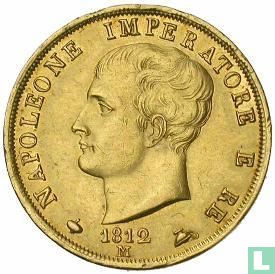 Koninkrijk Italië 40 lire 1812 - Afbeelding 1