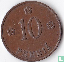 Finland 10 penniä 1937 - Afbeelding 2