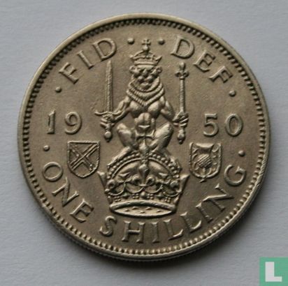 United Kingdom 1 shilling 1950 (scottish) - Image 1