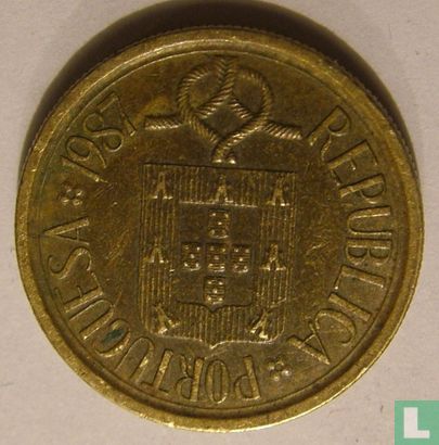 Portugal 5 escudos 1987 - Image 1