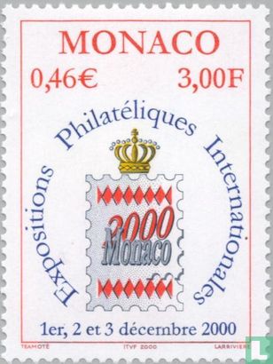 Internationale postzegeltentoonstelling Monaco