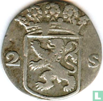 Holland 2 Stuiver 1737 (Silber - Typ 1) - Bild 2