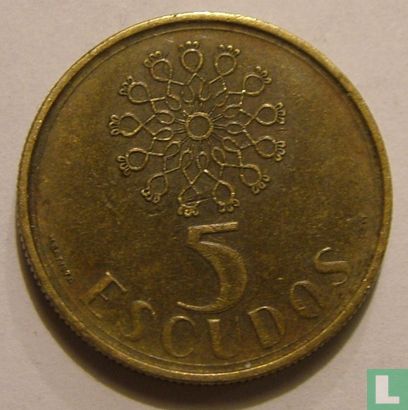 Portugal 5 escudos 1987 - Afbeelding 2