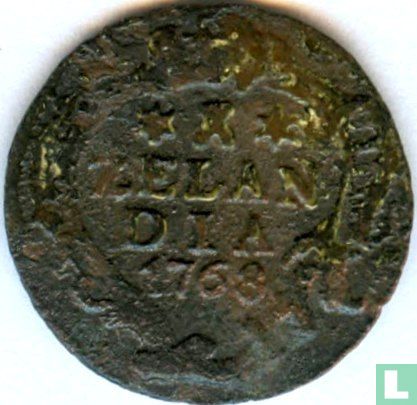 Zélande 1 duit 1768 - Image 1